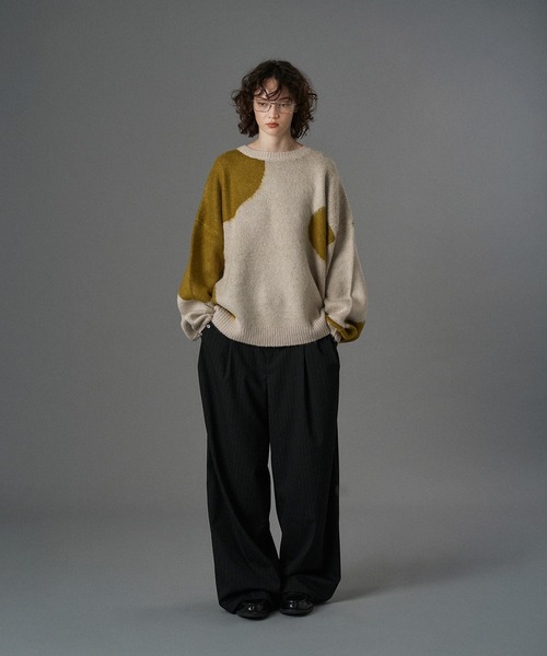 ONCILY（オンシェリー）の「ASSORT VOLUME MIX SHAGGY KNIT / アソート