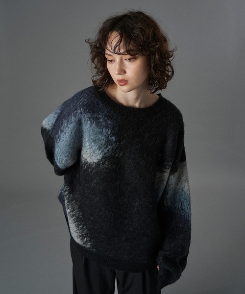 ASSORT VOLUME MIX SHAGGY KNIT / アソートボリュームミックス