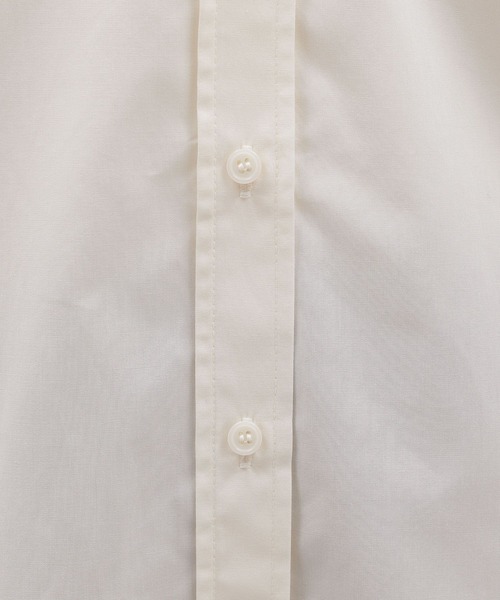 LAKOLE（ラコレ）の「ラウンドヘムシャツ / 982193（シャツ/ブラウス・レディース・ライトベージュ/サックスブルー/オフホワイト・MEDIUM/SMALL）」の20枚目の写真