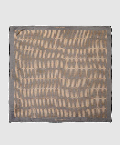 SASQUATCHfabrix.（サスクワァッチファブリックス）の「“PEACEFUL” SILK SCARF（バンダナ/スカーフ・メンズ・ネイビー/レッド・FREE）」の2枚目の写真