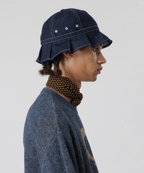 SASQUATCHfabrix.（サスクワァッチファブリックス）の「“PEACEFUL” SILK SCARF（バンダナ/スカーフ・メンズ・ネイビー/レッド・FREE）」の6枚目の写真