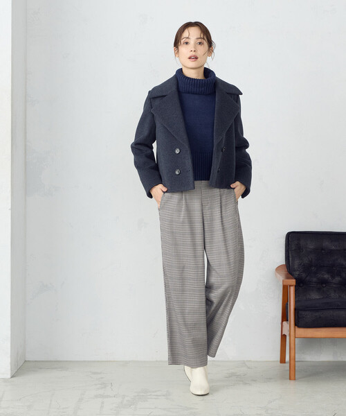 COMME CA MODELS(コムサモデルズ)の「【美しい ベーシックパンツ】TRツイル ワイドパンツ(その他パンツ・レディース・ベージュ系その他/グレー系その他/チャコール/ブラック・MEDIUM/LARGE/SMALL/X-SMALL/X-LARGE)」の14枚目の写真