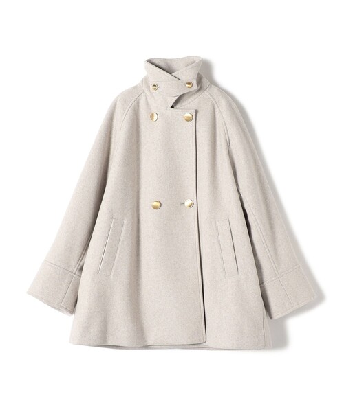 WEB限定】〈手洗い可能〉ウール ライク ジャージー メルトン 2WAY P