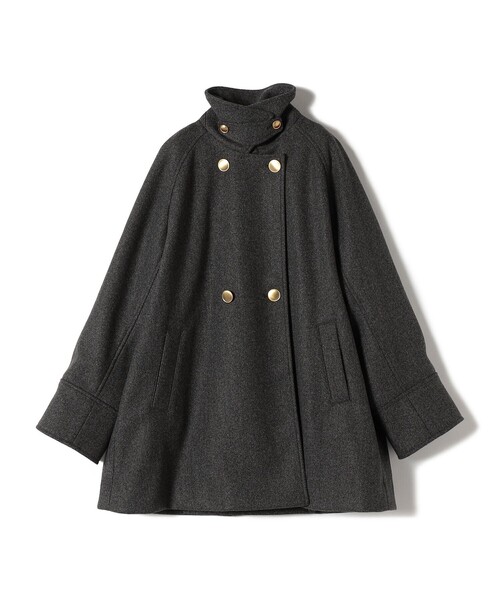 WEB限定】〈手洗い可能〉ウール ライク ジャージー メルトン 2WAY P