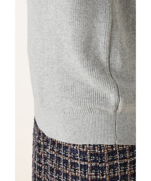 La TOTALITE（ラトータリテ）の「SUGAR ROSE アゼアミハイネックニットプルオーバー◆（ニット/セーター・レディース・グレー/ライトブラウン/ネイビー・FREE）」の13枚目の写真