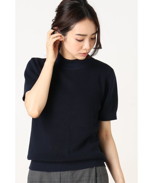 La TOTALITE（ラトータリテ）の「SUGAR ROSE アゼアミハイネックニットプルオーバー◆（ニット/セーター・レディース・グレー/ライトブラウン/ネイビー・FREE）」の8枚目の写真