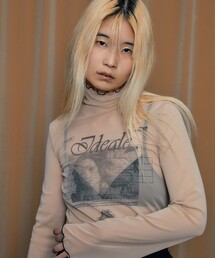 【THINGS THAT MATTER/(シングス ザット マター)】VENUS TULLE HIGH NECK TOPS/ヴィーナスハイネックトップス