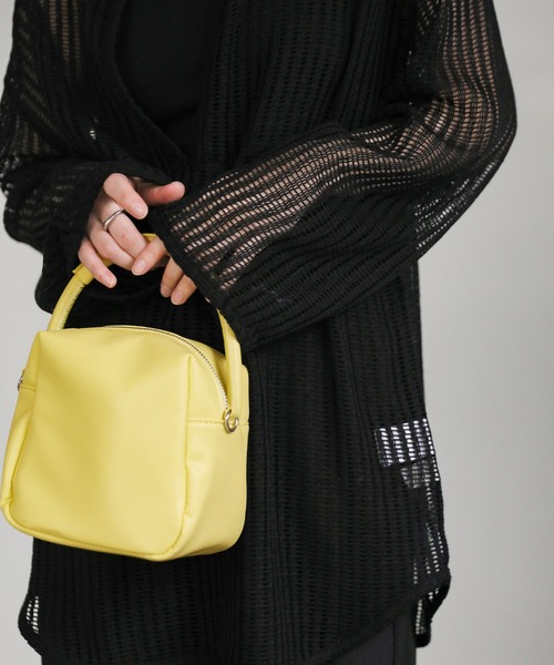 select MOCA(セレクトモカ)の「【ZOZO限定】キューブ2WAYバッグ(ハンドバッグ・レディース・ブラック/ライトオリーブ/イエロー・FREE)」の8枚目の写真
