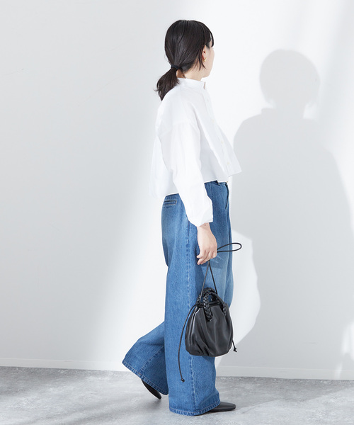 journal standard L'essage（ジャーナルスタンダードレサージュ）の「オックスフォードワイドシャツ（シャツ/ブラウス・レディース・ホワイト/ピンク/ブルー系その他・FREE）」の6枚目の写真