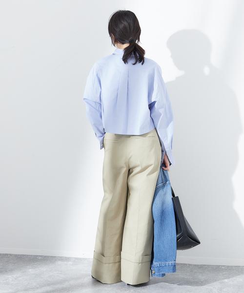 journal standard L'essage（ジャーナルスタンダードレサージュ）の「オックスフォードワイドシャツ（シャツ/ブラウス・レディース・ホワイト/ピンク/ブルー系その他・FREE）」の11枚目の写真