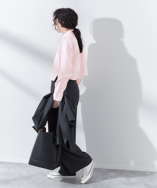 journal standard L'essage（ジャーナルスタンダードレサージュ）の「オックスフォードワイドシャツ（シャツ/ブラウス・レディース・ホワイト/ピンク/ブルー系その他・FREE）」の18枚目の写真