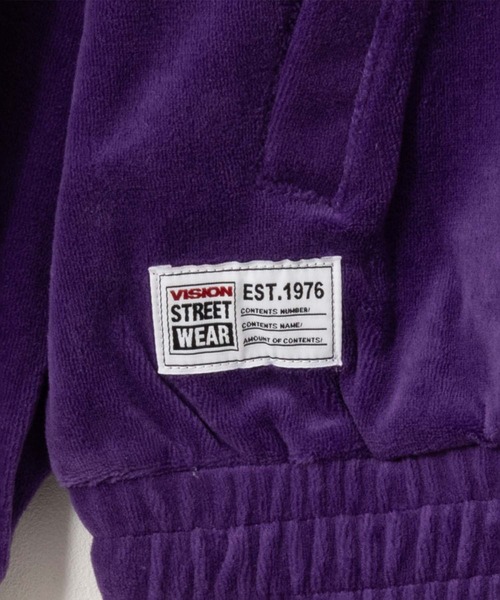 VISION STREET WEAR ベロアトラックジャケット（ジャージ）｜VISION STREET WEAR（ヴィジョンストリートウェア）