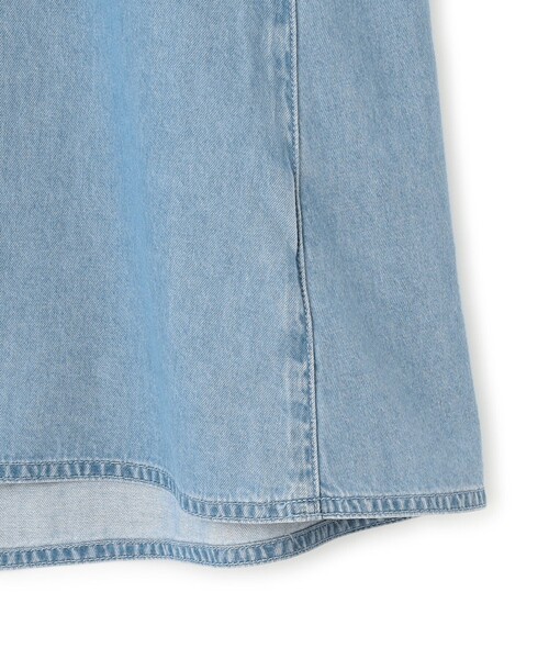 23区(ニジュウサンク)の「【Oggi4月号掲載/洗える】23区DENIM ライトダンガリー ブラウス(シャツ/ブラウス・レディース・スカイブルー系/ターコイズブルー系・48/46/44)」の17枚目の写真