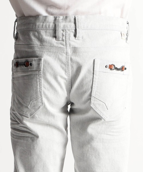 HIDEAWAYS NICOLE（ハイダウェイニコル）の「黒顔料ビットデニムパンツ（デニムパンツ・メンズ・ブラック/オフホワイト・LARGE/MEDIUM/X-LARGE/SMALL）」の8枚目の写真