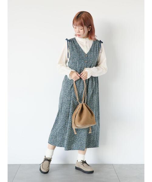 ehka sopo(エヘカソポ)の「柄アソートスタンドフリルブラウス(シャツ/ブラウス・レディース・キナリ/オフホワイト/ミント/ブラック・F)」の11枚目の写真