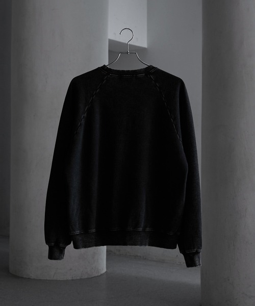 CALLNE】Damage Crewneck Sweat / ダメージ クルーネックスウェット