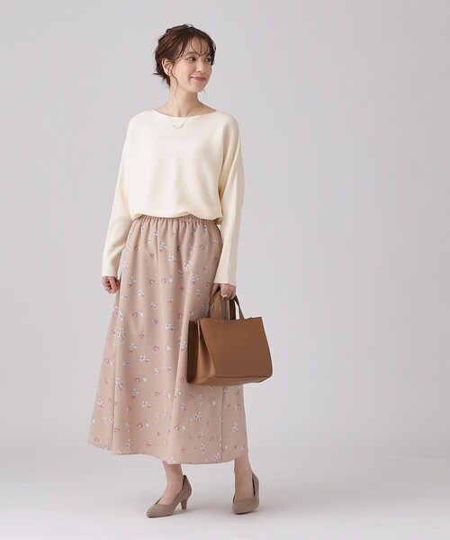 DRESKIP（ドレスキップ）の「◆【洗える】上品で華やかに アンジェリーナドルマンニット（ニット/セーター・レディース・ブラック/ベビーピンク/グレー/オフホワイト/ブルー・00）」の15枚目の写真