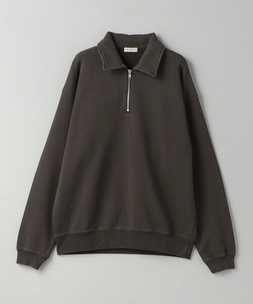 BEAUTY&YOUTH UNITED ARROWS(ビューティーアンドユースユナイテッドアローズ)の「パウダーウォッシュ ハーフ ジップ スウェット(スウェット・メンズ・クリーム/ダークグレー/ロイヤルブルー・S/M/XL/L)」の2枚目の写真