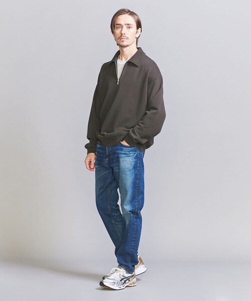 BEAUTY&YOUTH UNITED ARROWS(ビューティーアンドユースユナイテッドアローズ)の「パウダーウォッシュ ハーフ ジップ スウェット(スウェット・メンズ・クリーム/ダークグレー/ロイヤルブルー・S/M/XL/L)」の15枚目の写真