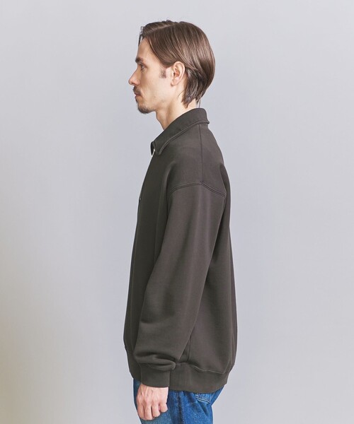 BEAUTY&YOUTH UNITED ARROWS(ビューティーアンドユースユナイテッドアローズ)の「パウダーウォッシュ ハーフ ジップ スウェット(スウェット・メンズ・クリーム/ダークグレー/ロイヤルブルー・S/M/XL/L)」の6枚目の写真