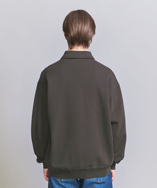 BEAUTY&YOUTH UNITED ARROWS(ビューティーアンドユースユナイテッドアローズ)の「パウダーウォッシュ ハーフ ジップ スウェット(スウェット・メンズ・クリーム/ダークグレー/ロイヤルブルー・S/M/XL/L)」の5枚目の写真