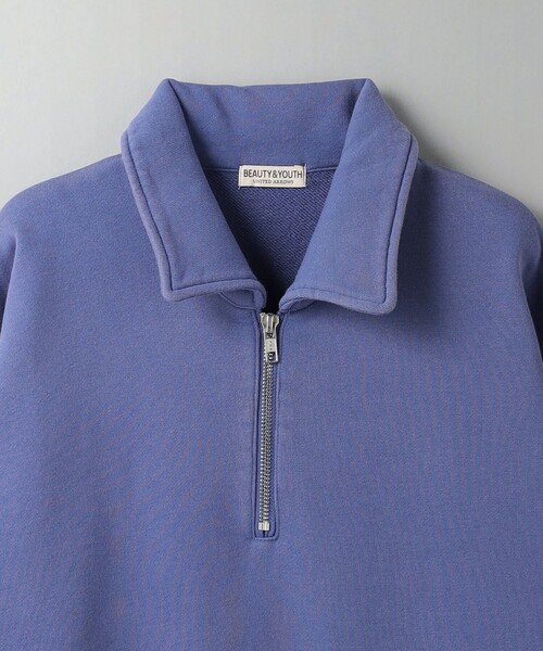 BEAUTY&YOUTH UNITED ARROWS(ビューティーアンドユースユナイテッドアローズ)の「パウダーウォッシュ ハーフ ジップ スウェット(スウェット・メンズ・クリーム/ダークグレー/ロイヤルブルー・S/M/XL/L)」の18枚目の写真
