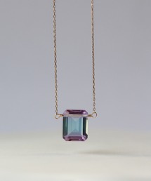 ロンドンブルートパーズ オーバル ネックレス | K10YG（ネックレス