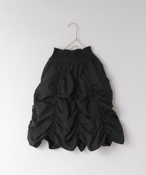 LOWRYS FARM(ローリーズファーム)の「シャーリング2WAYスカート 100714(スカート・キッズ・ブラック/ブラック系その他/イエロー・110cm/120cm/130cm/140cm/150cm)」の1枚目の写真