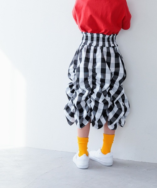 LOWRYS FARM(ローリーズファーム)の「シャーリング2WAYスカート 100714(スカート・キッズ・ブラック/ブラック系その他/イエロー・110cm/120cm/130cm/140cm/150cm)」の18枚目の写真