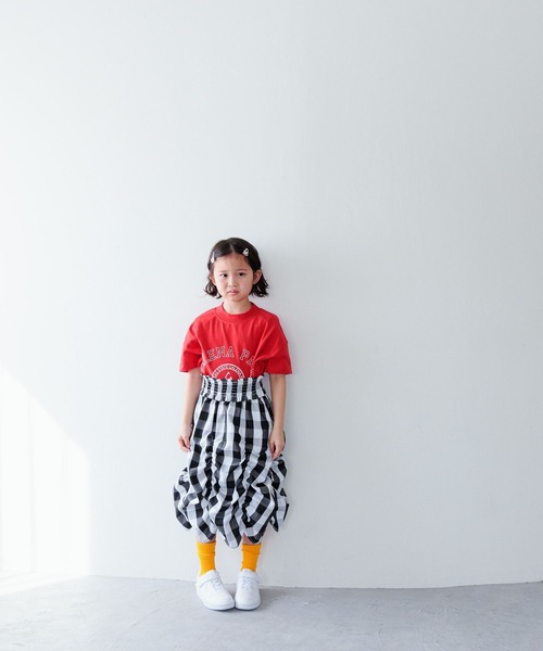 LOWRYS FARM(ローリーズファーム)の「シャーリング2WAYスカート 100714(スカート・キッズ・ブラック/ブラック系その他/イエロー・110cm/120cm/130cm/140cm/150cm)」の13枚目の写真