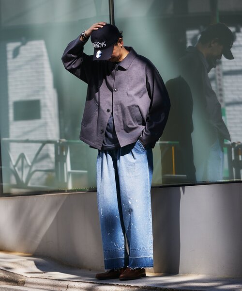 JOURNAL STANDARD relume（ジャーナルスタンダード　レリューム）の「プロセシング デニムパンツ（デニムパンツ・メンズ・ブルー/サックスブルー・MEDIUM/LARGE）」の3枚目の写真