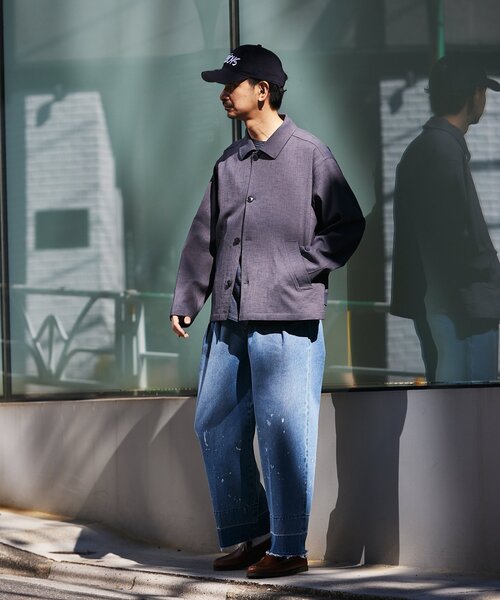 JOURNAL STANDARD relume（ジャーナルスタンダード　レリューム）の「プロセシング デニムパンツ（デニムパンツ・メンズ・ブルー/サックスブルー・MEDIUM/LARGE）」の5枚目の写真