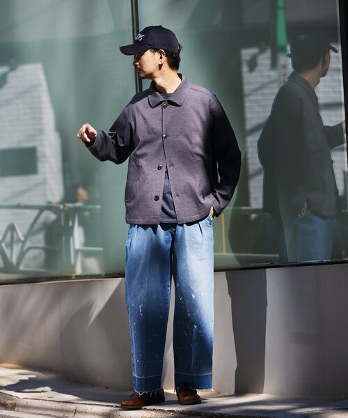 JOURNAL STANDARD relume（ジャーナルスタンダード　レリューム）の「プロセシング デニムパンツ（デニムパンツ・メンズ・ブルー/サックスブルー・MEDIUM/LARGE）」の8枚目の写真