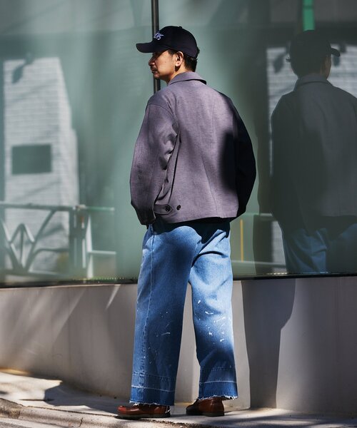 JOURNAL STANDARD relume（ジャーナルスタンダード　レリューム）の「プロセシング デニムパンツ（デニムパンツ・メンズ・ブルー/サックスブルー・MEDIUM/LARGE）」の10枚目の写真