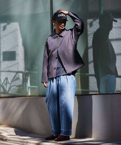 JOURNAL STANDARD relume（ジャーナルスタンダード　レリューム）の「プロセシング デニムパンツ（デニムパンツ・メンズ・ブルー/サックスブルー・MEDIUM/LARGE）」の9枚目の写真