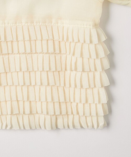 EMMEL REFINES（エメルリファインズ）の「＜EMMEL REFINES＞EM シアープリーツ 2WAY シャツ（シャツ/ブラウス・レディース・オフホワイト/ブラック・FREE）」の22枚目の写真