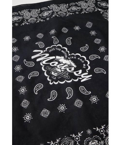 MOUSSY(マウジー)の「BIKER バンダナ(バンダナ/スカーフ・レディース・レッド/ブラック・FREE)」の6枚目の写真