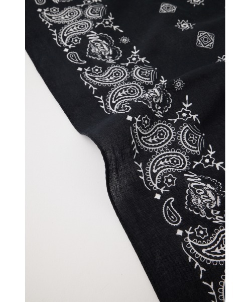 MOUSSY(マウジー)の「BIKER バンダナ(バンダナ/スカーフ・レディース・レッド/ブラック・FREE)」の8枚目の写真