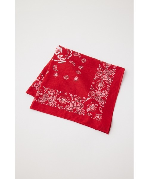 MOUSSY(マウジー)の「BIKER バンダナ(バンダナ/スカーフ・レディース・レッド/ブラック・FREE)」の10枚目の写真