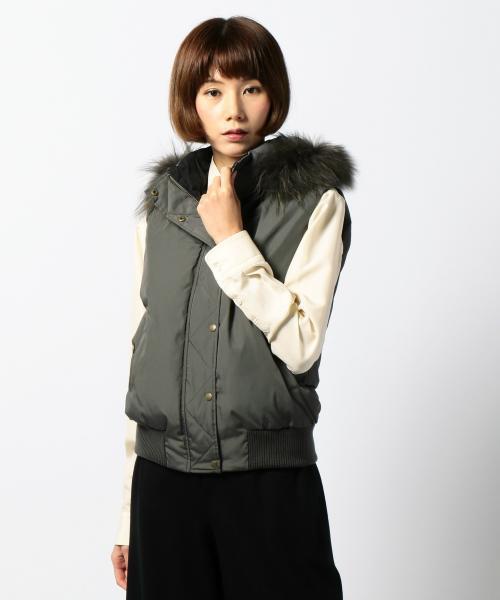 ダウンベスト オリーブ色 レディース Amazon | [ブリーフィング] GOLF ゴルフ WOMEN'S HYBRID DOWN VEST