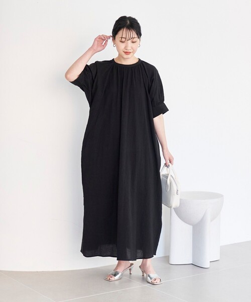 セール】限定展開 インド コットンリネン 2way パフスリーブ  