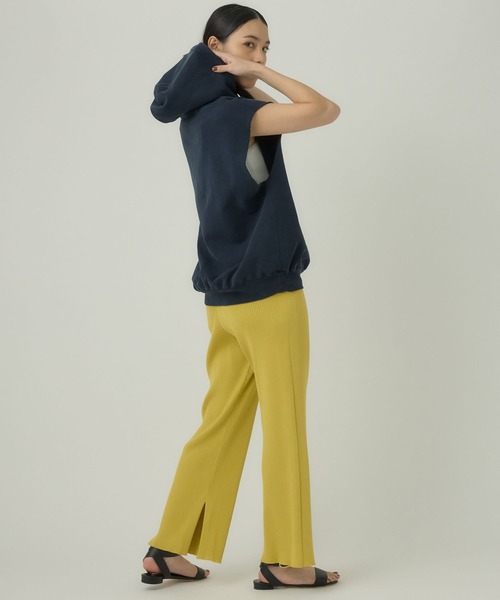 Chaos（カオス）の「Chaos(カオス)/【REMI RELIEF】別注ウラケノースリーブパーカー（パーカー・レディース・オフホワイト/ネイビー系・FREE）」の17枚目の写真