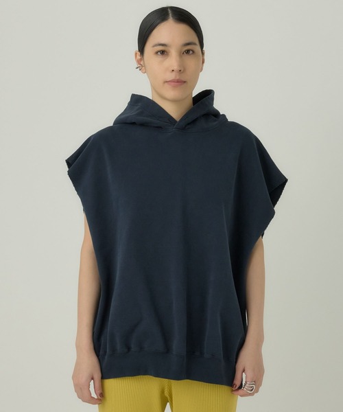 Chaos（カオス）の「Chaos(カオス)/【REMI RELIEF】別注ウラケノースリーブパーカー（パーカー・レディース・オフホワイト/ネイビー系・FREE）」の19枚目の写真