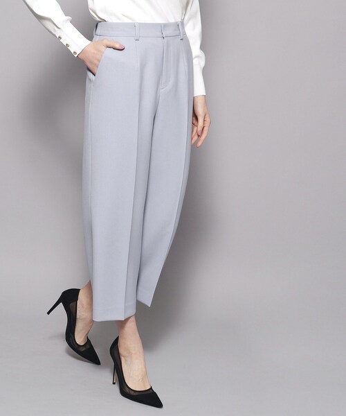 【セール】【洗える／日本製／シワになりにくい／ストレッチ入】穿き心地の良さ◎、ストレートワイドパンツ（その他パンツ）｜COUP DE CHANCE（クードシャンス）