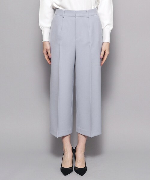 【セール】【洗える／日本製／シワになりにくい／ストレッチ入】穿き心地の良さ◎、ストレートワイドパンツ（その他パンツ）｜COUP DE CHANCE（クードシャンス）