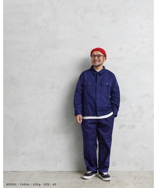 MILITARY(ミリタリー)の「実物 新品 デッドストック イタリア軍 ユーティリティ ワークジャケット made by Dante(その他アウター・メンズ・ネイビー・48/50)」の7枚目の写真
