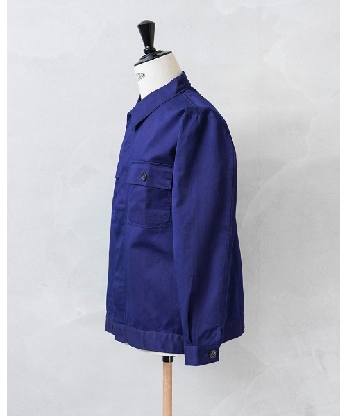 MILITARY(ミリタリー)の「実物 新品 デッドストック イタリア軍 ユーティリティ ワークジャケット made by Dante(その他アウター・メンズ・ネイビー・48/50)」の2枚目の写真