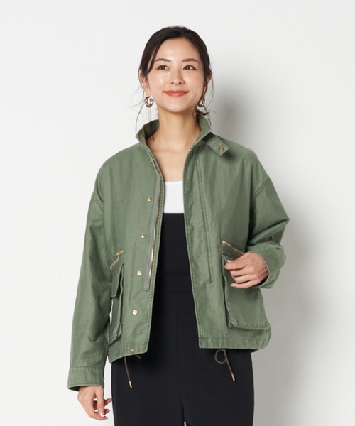 HELIOPOLE（エリオポール）の「MILITARY SHORT BLOUSON（ブルゾン