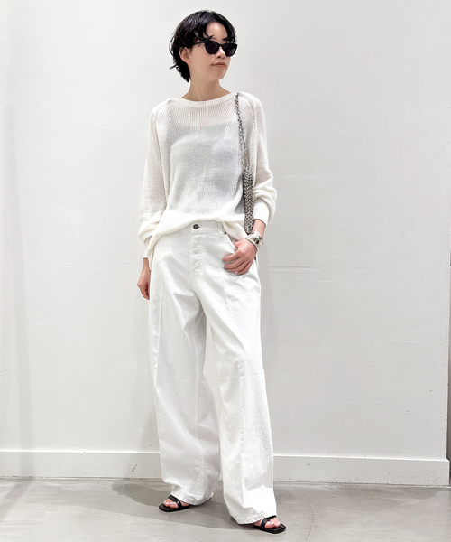 AP STUDIO（エーピーストゥディオ）の「【HAIKURE/ハイクル】BETHANY  White denim（デニムパンツ・レディース・ホワイト・24/25/26/27）」の12枚目の写真