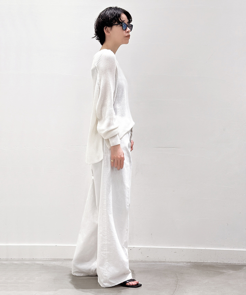 AP STUDIO HAIKURE/ハイクルBETHANY デニム HAIKURE/ハイクル】BETHANY White denim（デニムパンツ）｜AP